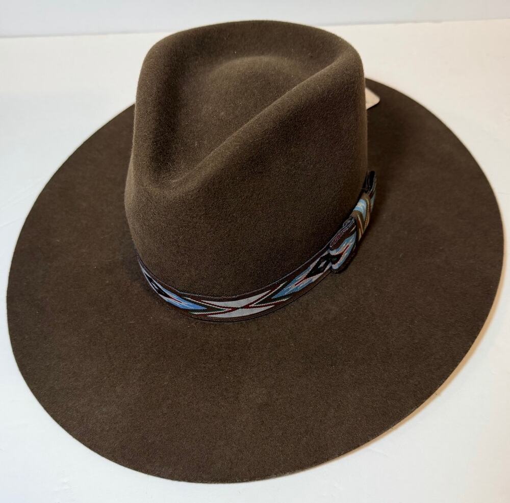 Twister Women's Cowboy Hat 100% Wool Brown Size Small NEW